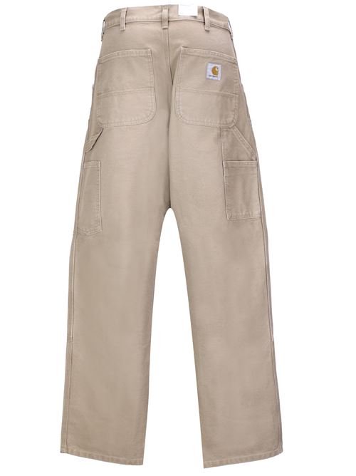 Double Knee Pant Carhartt WIP | I0315012FS3K32PEANUT AGED CANVAS